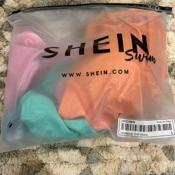 SHEIN Pink and Mint Bikini Set NEW - Picture 4 of 5
